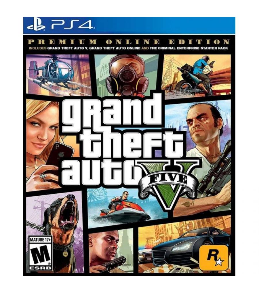 GTA 5 Grand Theft Auto Premium - PS4 Maxiventas